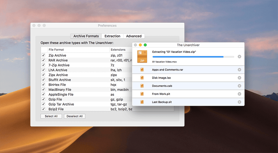 The Unarchiver Top Free Unarchiving Software For Macos