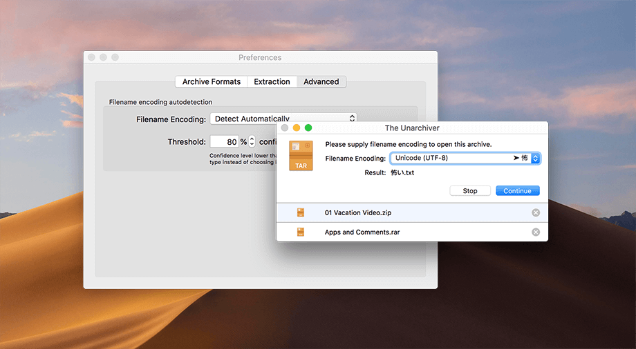 what software to use on a mac for opening zip files